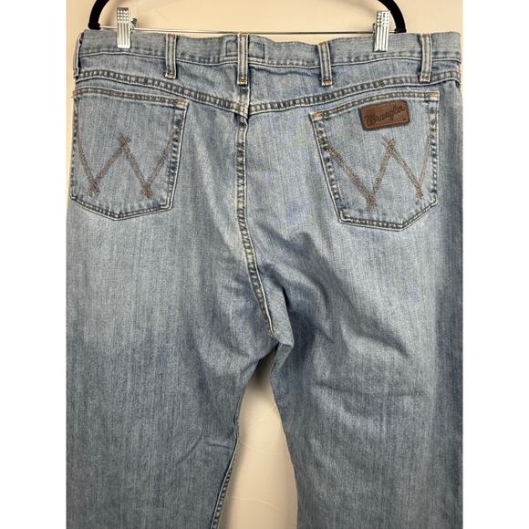 Wrangler 20X Style 01 Competition Jeans Men’s 42x34 Lght Wash Cowboy Vintage Y2K - Picture 2 of 10